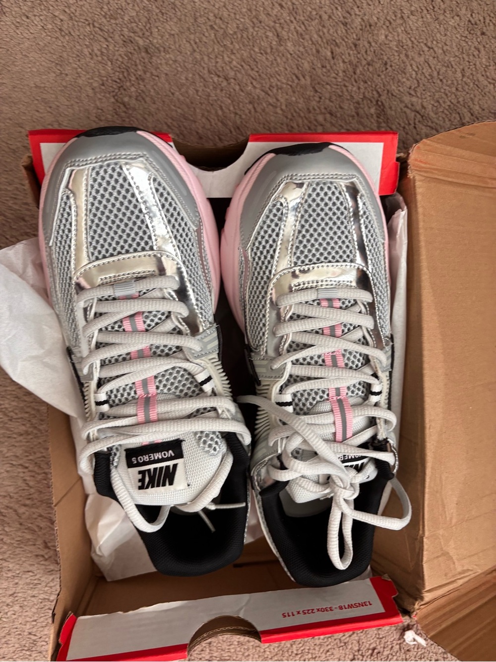Nike Zoom Vomero 5 photon dust pink foam sneaker